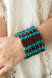 Paparazzi Accessories Tropical Takeover - Blue Wooden Bracelet