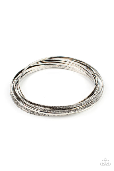 Paparazzi Accessories Suddenly Synced - Silver Bracelet