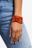 Paparazzi Accessories Way Off TROPIC - Orange Bracelet