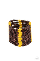 Paparazzi Accessories Tropical Trendsetter - Yellow Bracelet