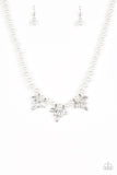 Paparazzi Accessories Society Socialite White Necklace Set