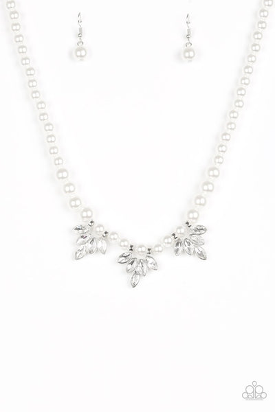 Paparazzi Accessories Society Socialite White Necklace Set