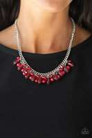 Paparazzi Accessories 5th Avenue Flirtation Red Necklace Set