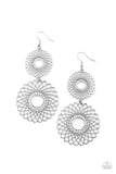 Paparazzi Accessories Regal Roulette - White Earring