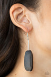 Paparazzi Accessories Tamarack Trail - Black Earring