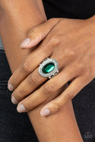 Paparazzi Accessories Always OVAL-achieving - Green Ring