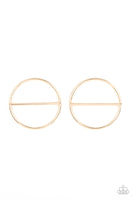 Paparazzi Accessories Dynamic Diameter - Gold Earring