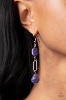 Paparazzi Accessories Stone Apothecary - Purple Earring