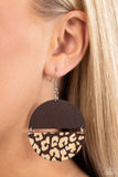 Paparazzi Accessories Jungle Catwalk - Brown Earring