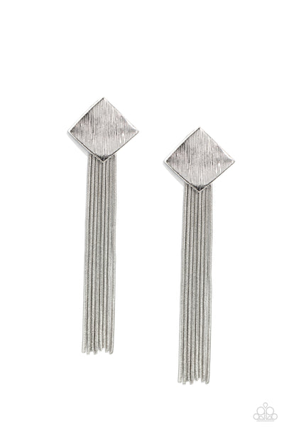 Paparazzi Accessories Experimental Elegance - Silver Earring