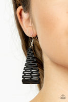 Paparazzi Accessories Urban Delirium - Black Earring