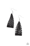 Paparazzi Accessories Urban Delirium - Black Earring