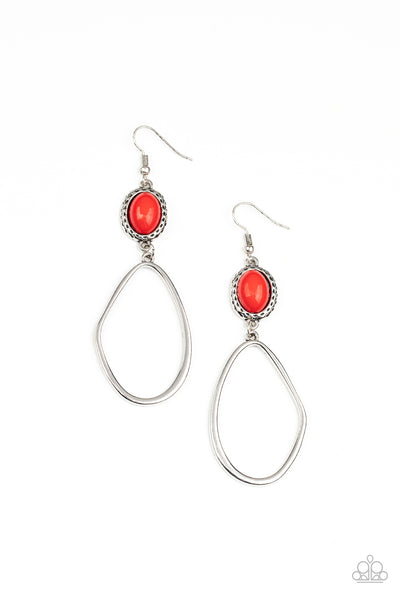 Paparazzi Accessories Adventurous Allure - Red Earring