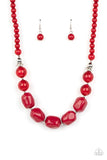 Paparazzi Accessories Ten Out of TENACIOUS - Red Necklace