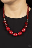 Paparazzi Accessories Ten Out of TENACIOUS - Red Necklace