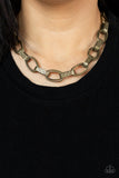 Paparazzi Accessories Motley In Motion - Brass Necklace