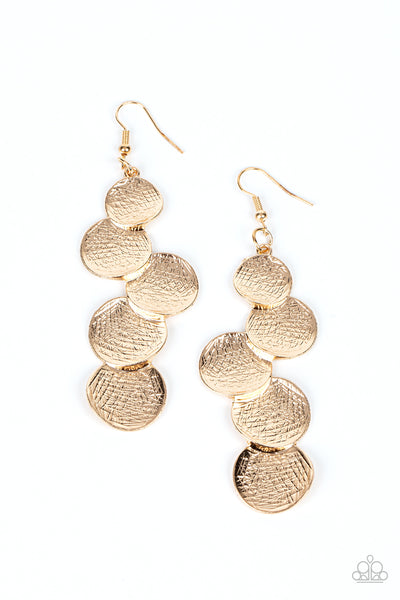 Paparazzi Accessories Token Gesture - Gold Earring