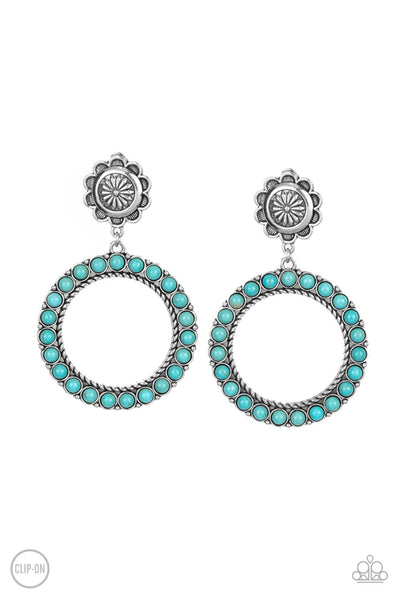 Paparazzi Accessories Playfully Prairie - Blue Earring