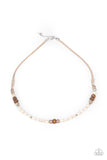 Paparazzi Accessories Groundbreaking Glamour - Brown Necklace