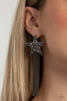 Paparazzi Accessories Superstar Solo - Black Earring