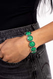 Paparazzi Accessories Long Live the Loud - Green Bracelet