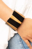 Paparazzi Accessories Bahama Boardwalk - Black Bracelet