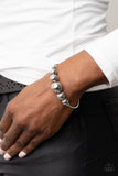 Paparazzi Accessories Bead Creed - Silver Bracelet