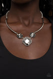 Paparazzi Accessories Divine IRIDESCENCE - Silver Necklace