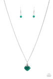 Paparazzi Accessories Gracefully Gemstone - Green Necklace