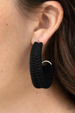 Paparazzi Accessories Rural Guru - Black Earring