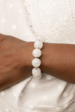 Paparazzi Accessories Arctic Affluence - White Bracelet