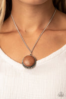 Paparazzi Accessories Mojave Moon - Brown Necklace