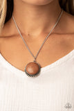 Paparazzi Accessories Mojave Moon - Brown Necklace