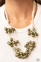 Paparazzi Accessories Yacht Catch - Green Necklace