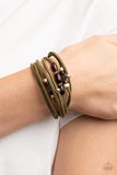 Paparazzi Accessories Have a WANDER-ful Day - Green Bracelet