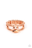 Paparazzi Accessories Embraceable Elegance - Copper Ring