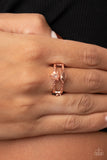 Paparazzi Accessories Embraceable Elegance - Copper Ring