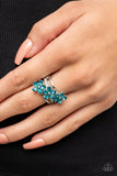 Paparazzi Accessories Posh Petals - Blue Ring