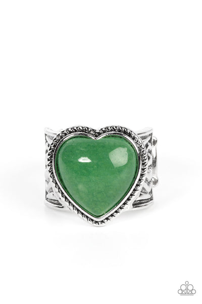 Paparazzi Accessories Stone Age Admirer - Green Ring