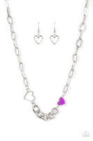 Paparazzi Accessories Little Charmer - Purple Necklace