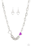 Paparazzi Accessories Little Charmer - Purple Necklace