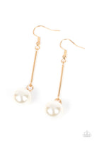 Paparazzi Accessories Pearl Redux - Gold Earring