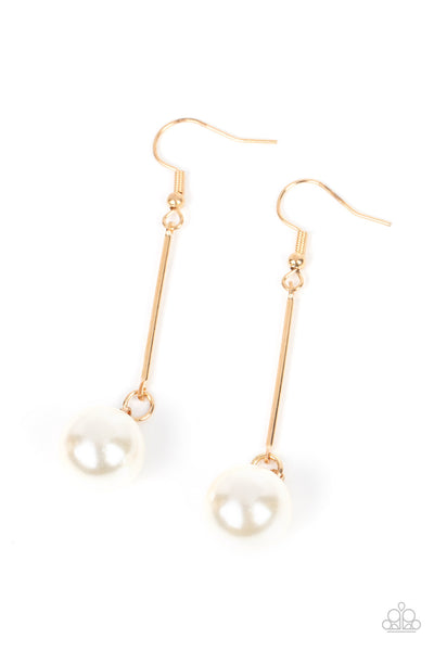 Paparazzi Accessories Pearl Redux - Gold Earring