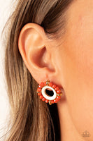 Paparazzi Accessories Nautical Notion - Orange Earring