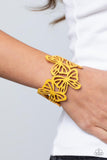 Paparazzi Accessories Butterfly Breeze - Yellow Bracelet