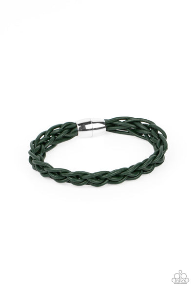 Paparazzi Accessories Cattle Ranch - Green Bracelet