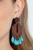 Paparazzi Accessories Western Retreat - Blue Earring