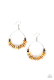 Paparazzi Accessories Hawaiian Kiss - Yellow Earring