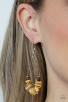 Paparazzi Accessories Hawaiian Kiss - Yellow Earring