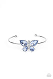 Paparazzi Accessories Butterfly Beatitude  Blue Bracelet